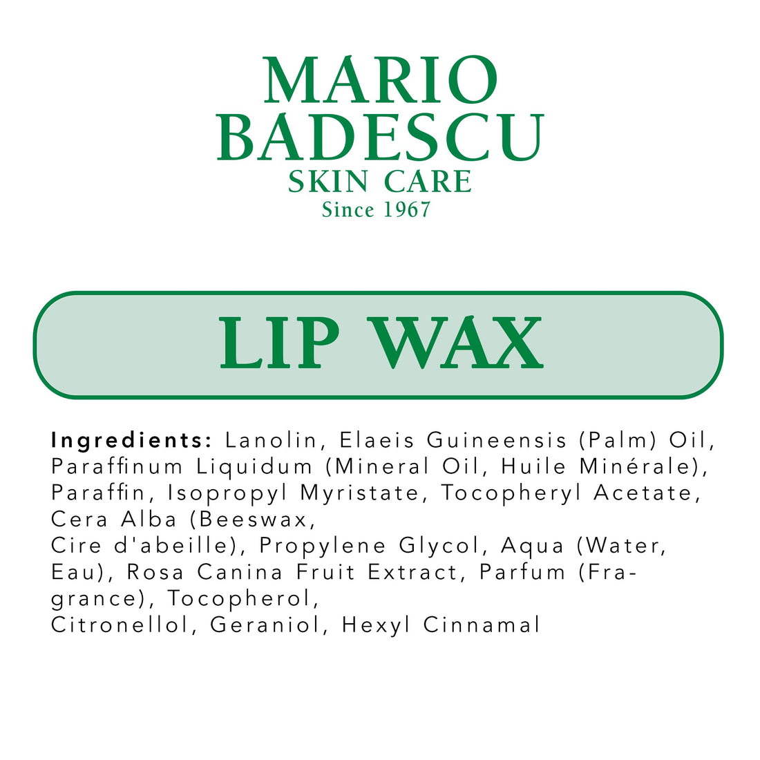 Mario Badescu Lip Wax Stick