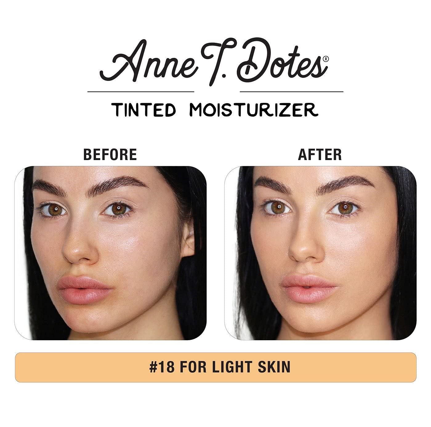 theBalm Anne T. Dotes Tinted Moisturizer, 18 (For Light Skin), 1 fl. oz.
