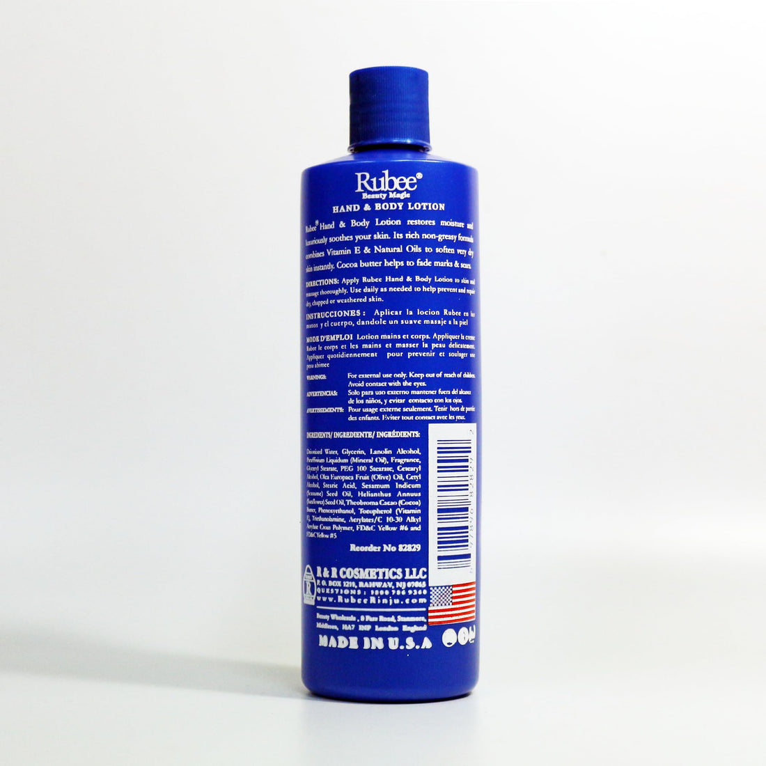 Rubee Hand & Body Lotion 16 Ounce (473ml) (2 Pack)