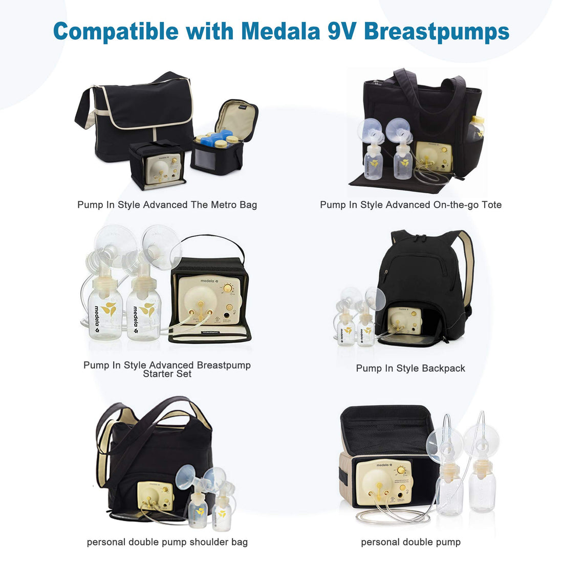 PwrON 9V AC to DC Adapter Compatible with Medela Pump in Style Advanced Breast Pumps - Replacement for Models #9207010 Power Supply Cord (Manufactured January 2008 After)