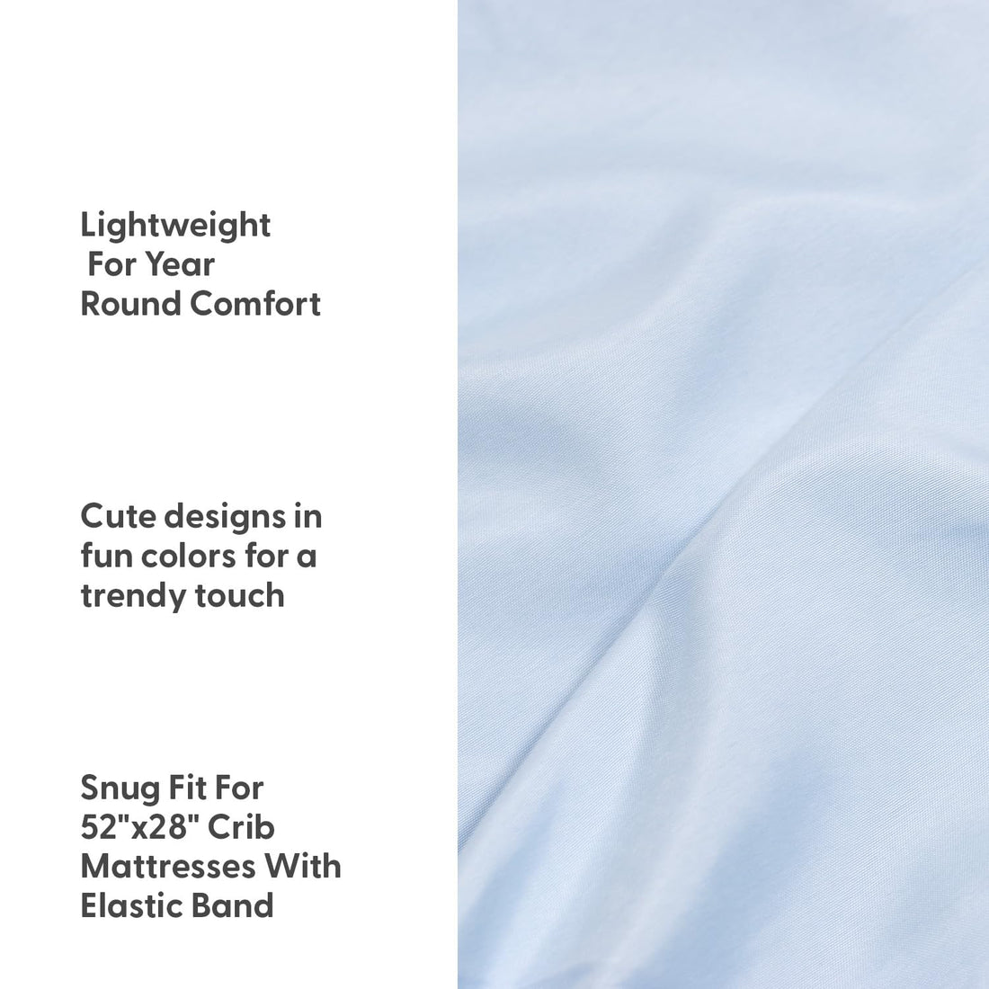 The Peanutshell 4-Pack Fitted Crib Sheet Set - Super Soft & Breathable Baby Girl or Boy Crib Sheets, Nursery Decor, Fit for Standard Crib Mattress Sheet - Nautical