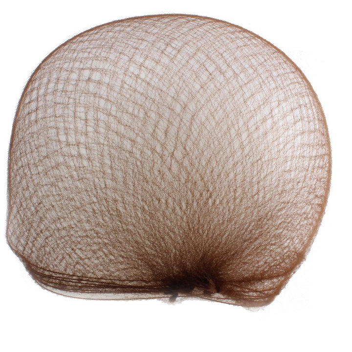 WeKen Pack of 100pcs Hair Nets Invisible Elastic Edge Mesh 50cm 20 Light Brown