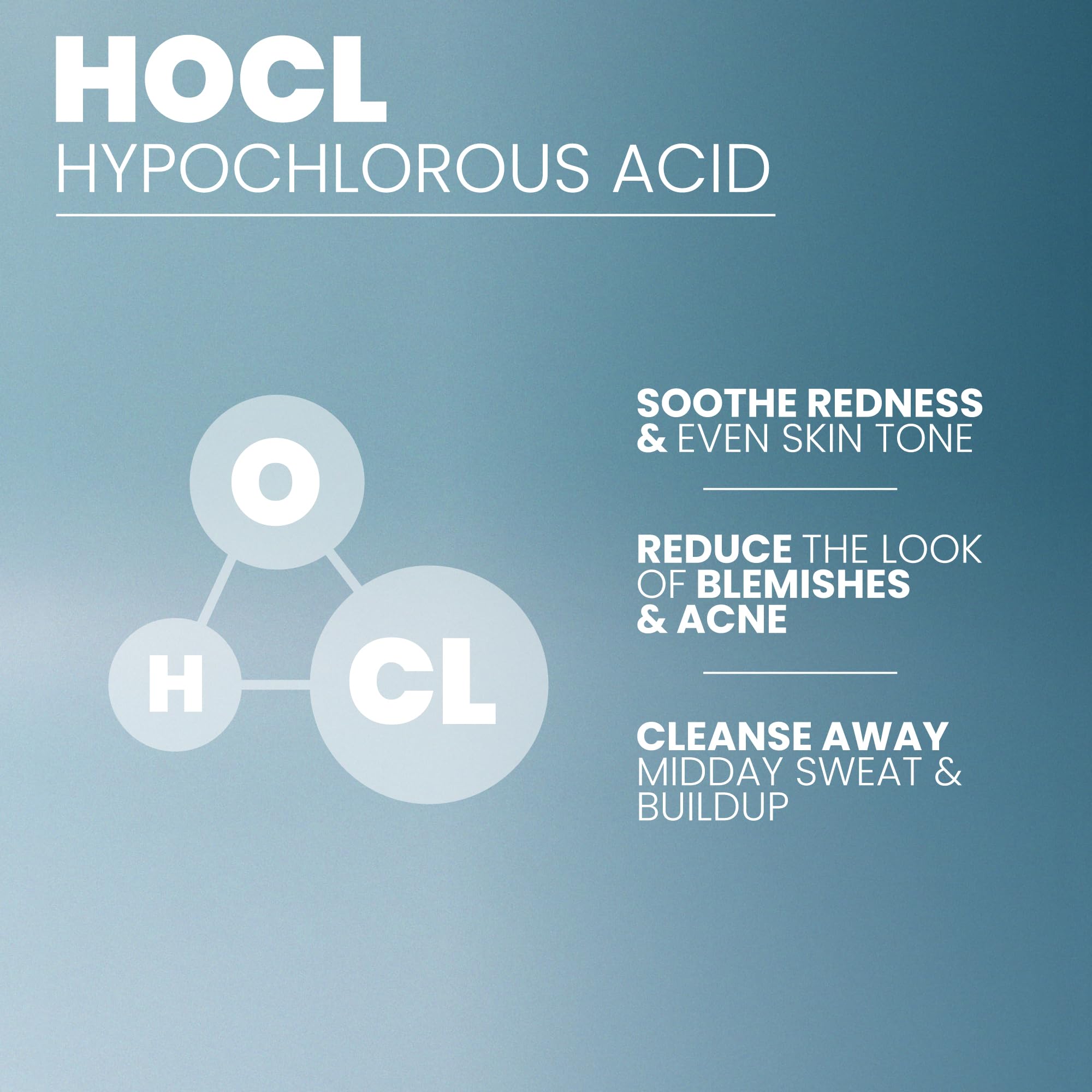 Eva Naturals Hypochlorous Acid Face Spray | Refreshing Facial Cleanser Mist for Sensitive Skin | Post-Workout Skin Toning Spray | Non-Toxic Hydrating Acne Treatment