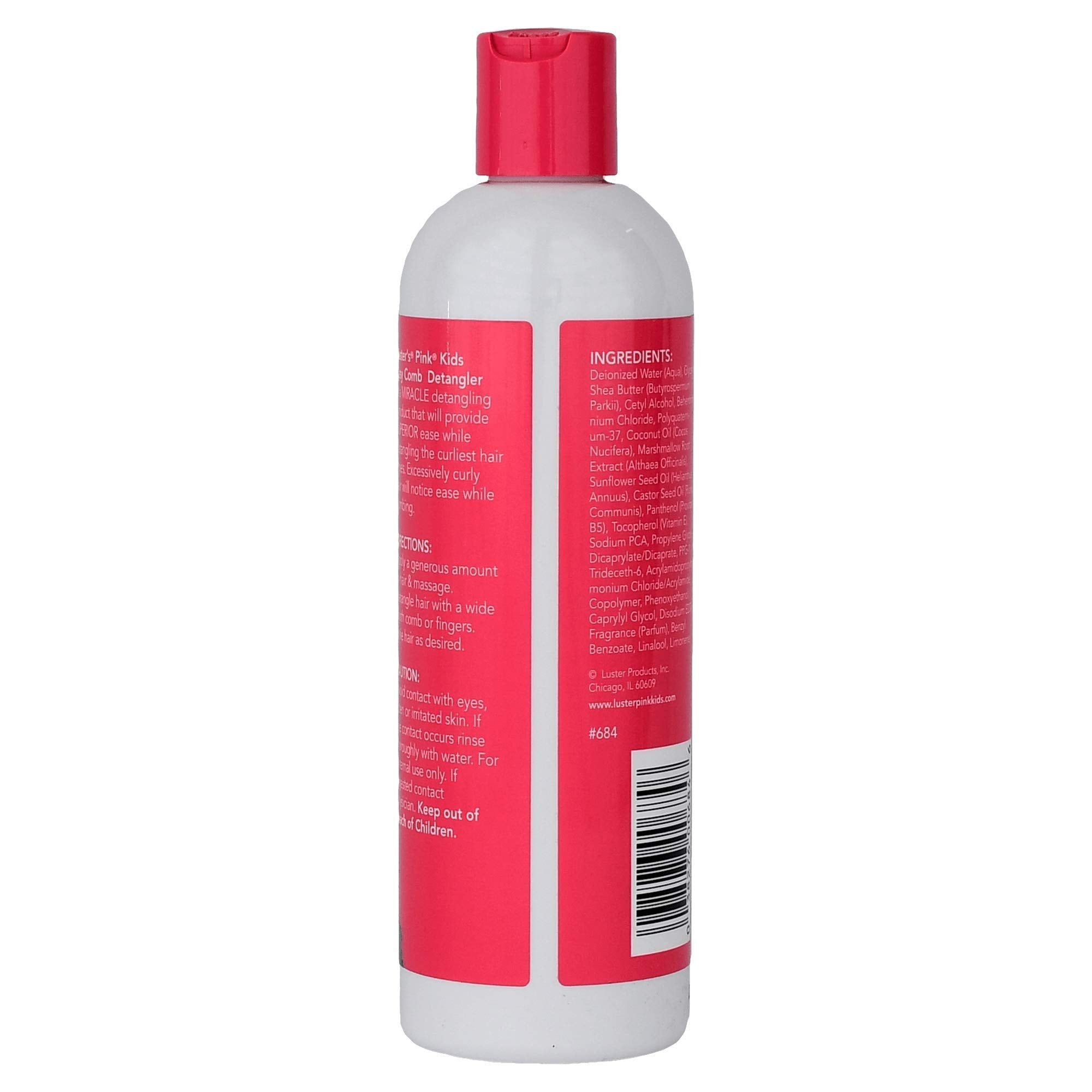 Pink Kids Easy Comb Detangler 12oz by Lusters