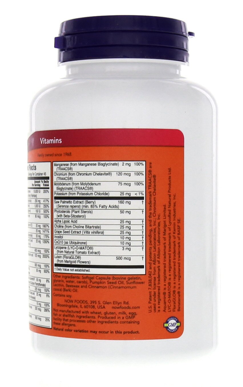 NOW Foods Adam Superoir Men's Multi, 90-Softgels ( Multi-Pack)