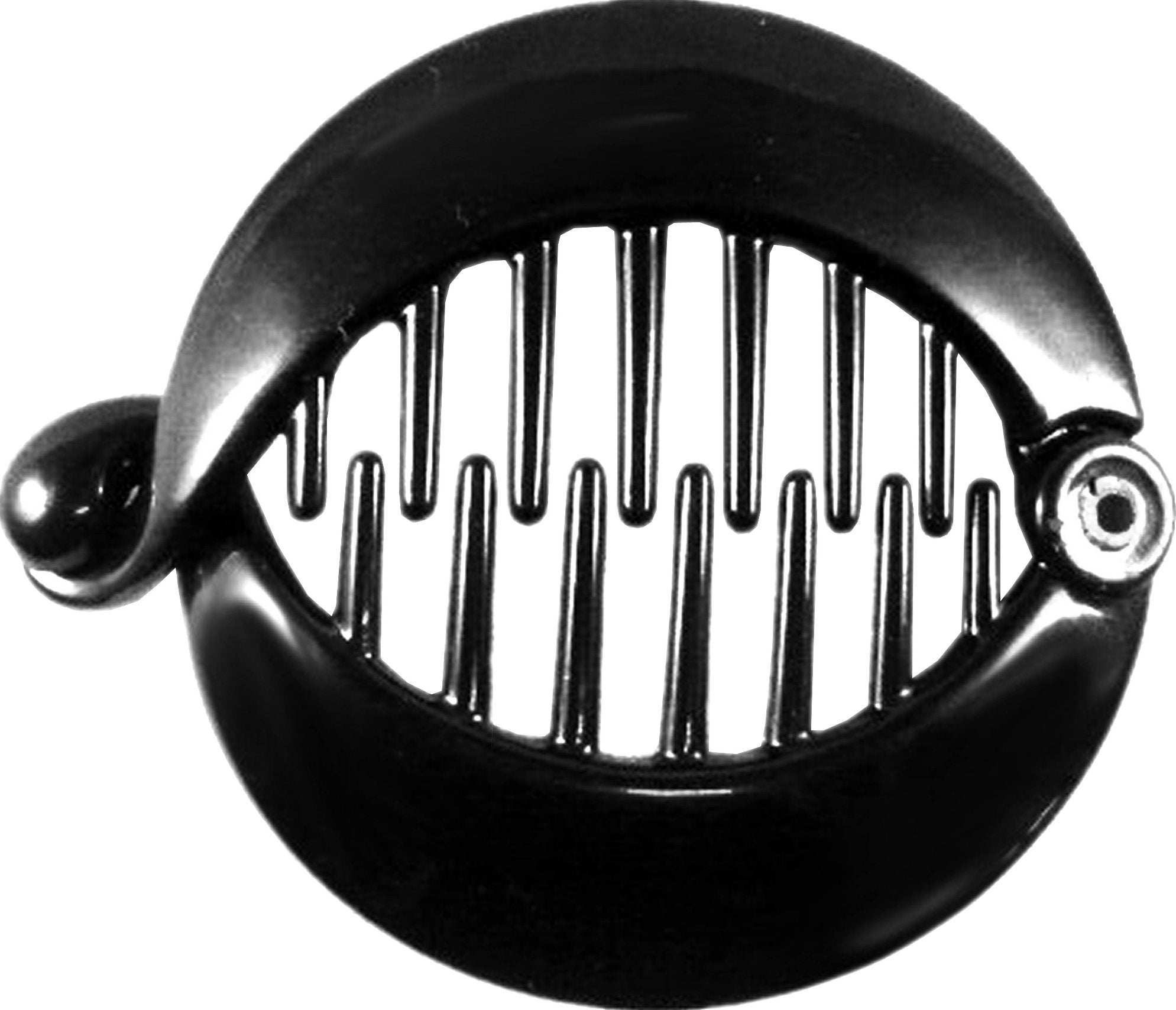 Prettyou 2.5 Effortless Beauty Assorted Side Combs Hair Clip Comb Pin Round Banana Clips,4-count by Prettyou