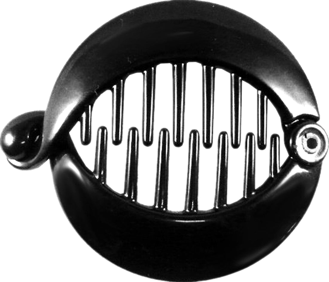 Prettyou 2.5 Effortless Beauty Assorted Side Combs Hair Clip Comb Pin Round Banana Clips,4-count by Prettyou