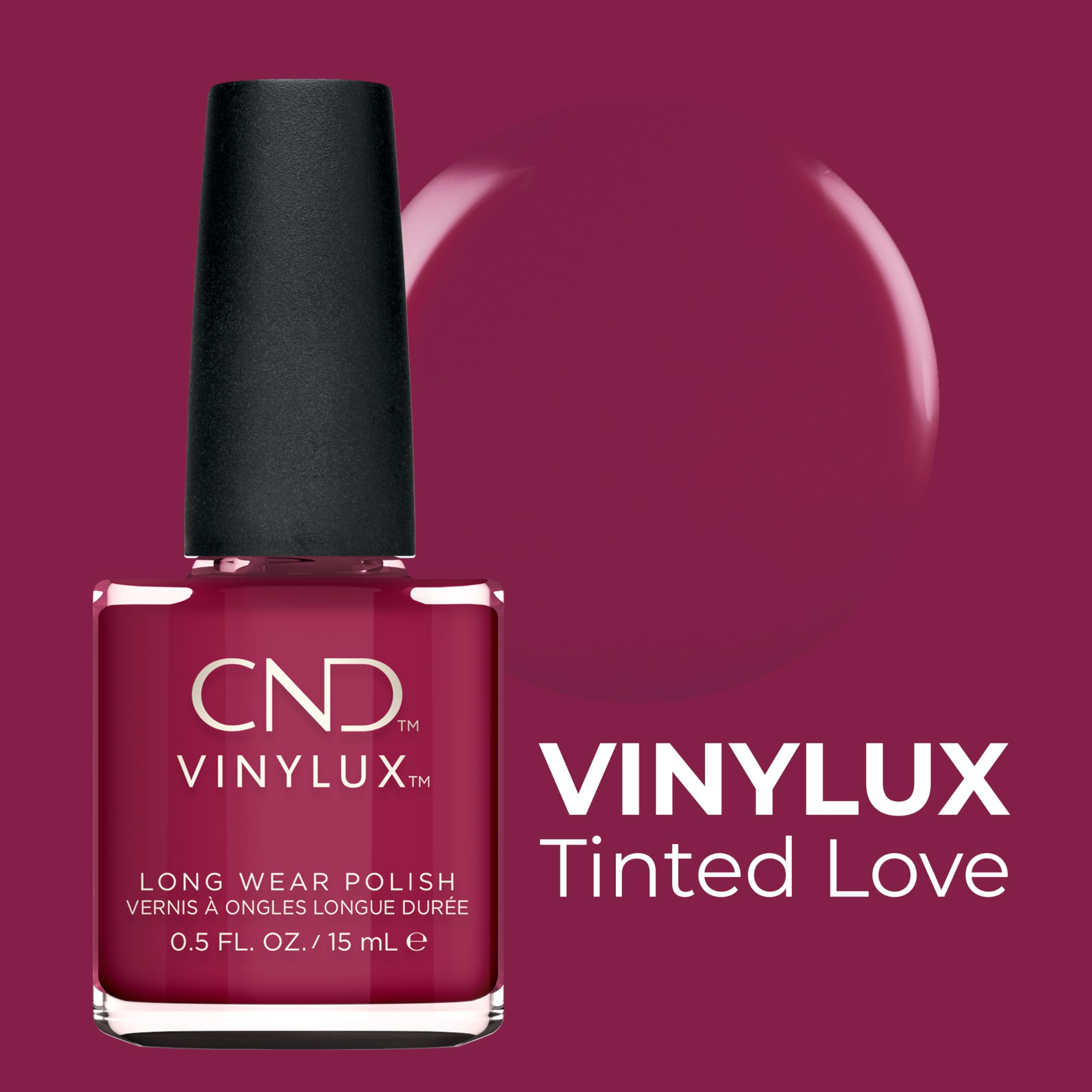 CND Vinylux Weekly Nail Polish Forbidden Fall Collection .5 fl oz Tinted Love