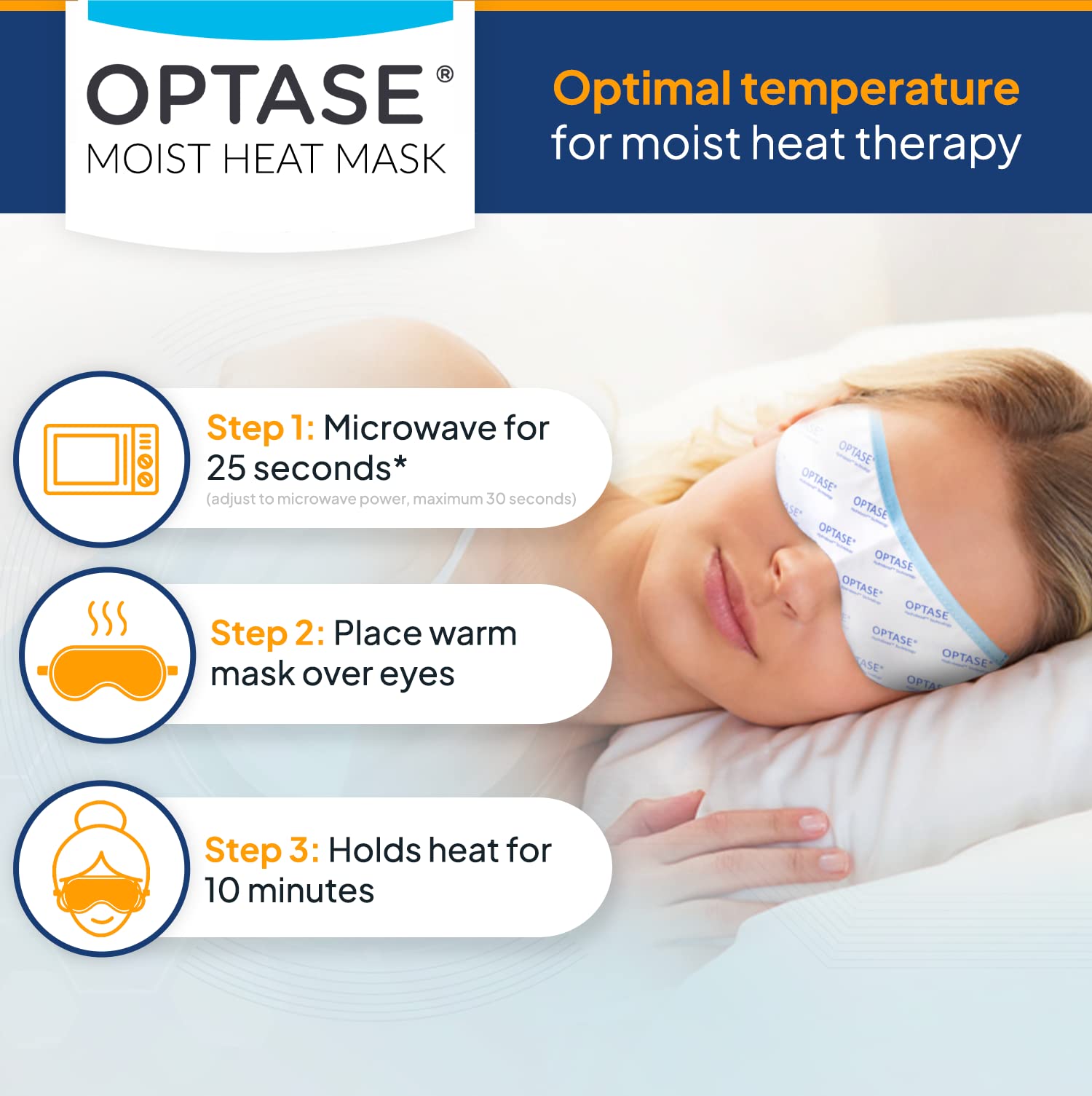 Scope OPTASE Moist Heat Mask with Hydrobead Technology