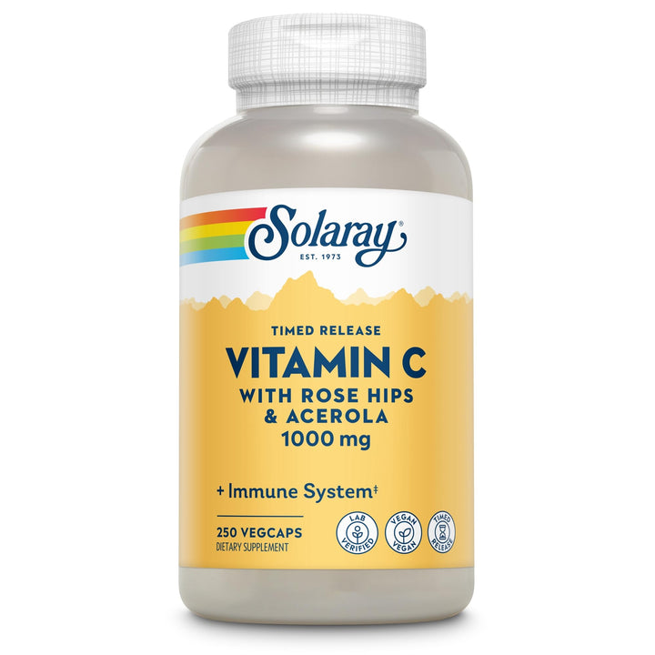 SOLARAY C Two-Stage Timed Release Supplement, 1000mg, 250 Count