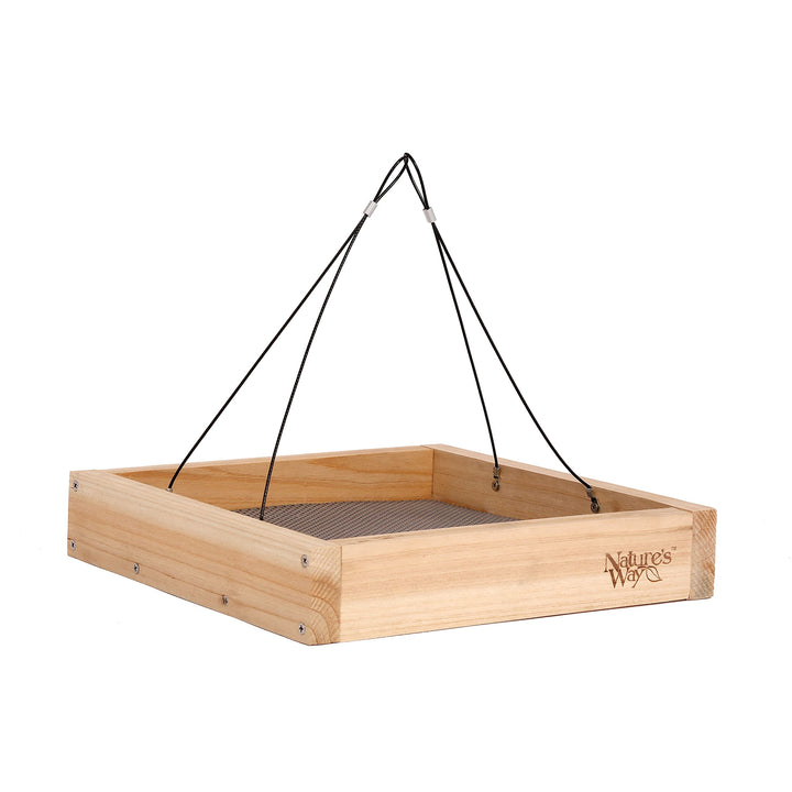 Nature's Way Bird Products CWF3 Cedar Platform Tray Bird Feeder 12 x 12