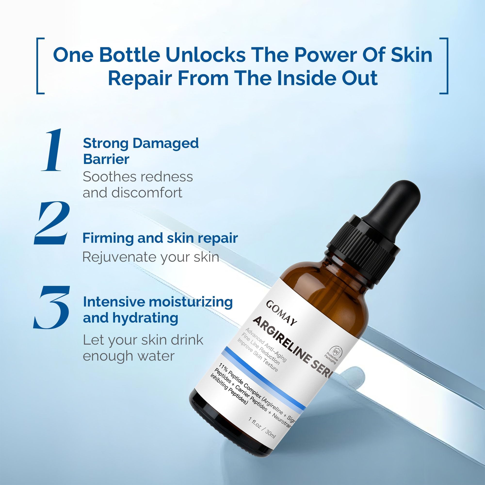 Ageless Elegance Argireline Serum - 11% Argireline Peptide Quality Fine Line Reducer, 1 Fl.Oz