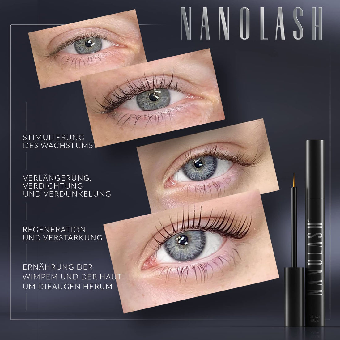 Nanolash Eyelash Conditioner 3ml - Marvellous Serum for Eyelash Growth! by Nanolash by Nanolash