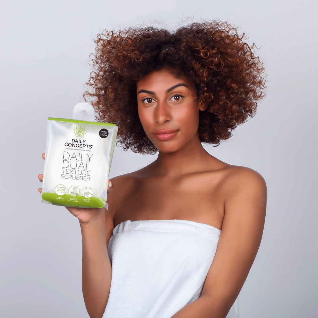 DAILY CONCEPTS Daily Dual Texture Scrubber, 1 Count