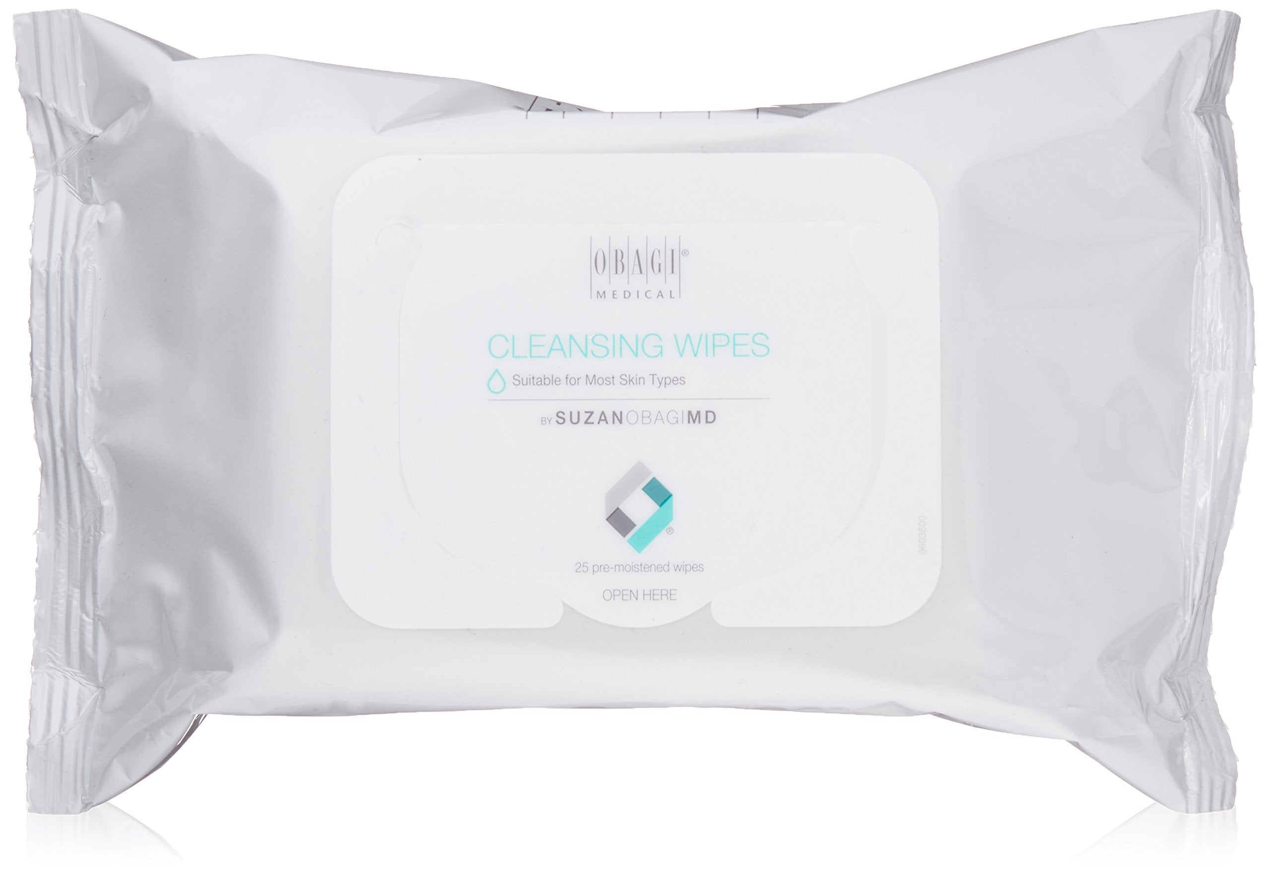 SUZANOBAGIMD On the Go Cleansing and Makeup Removing Wipes, 25 count