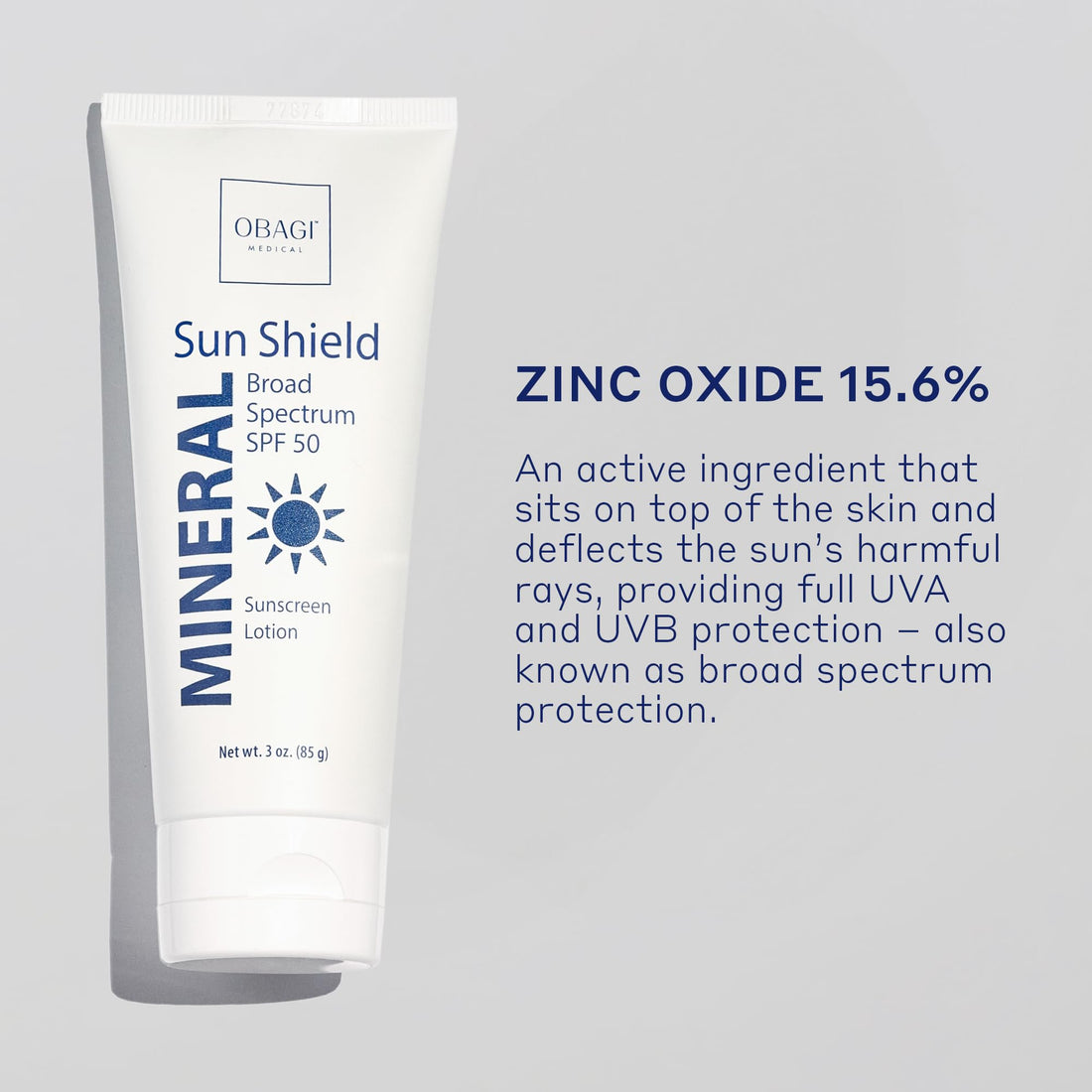 Obagi Sun Shield Mineral Broad Spectrum SPF 50 - 40 Minutes Water Resistant 85g/3oz
