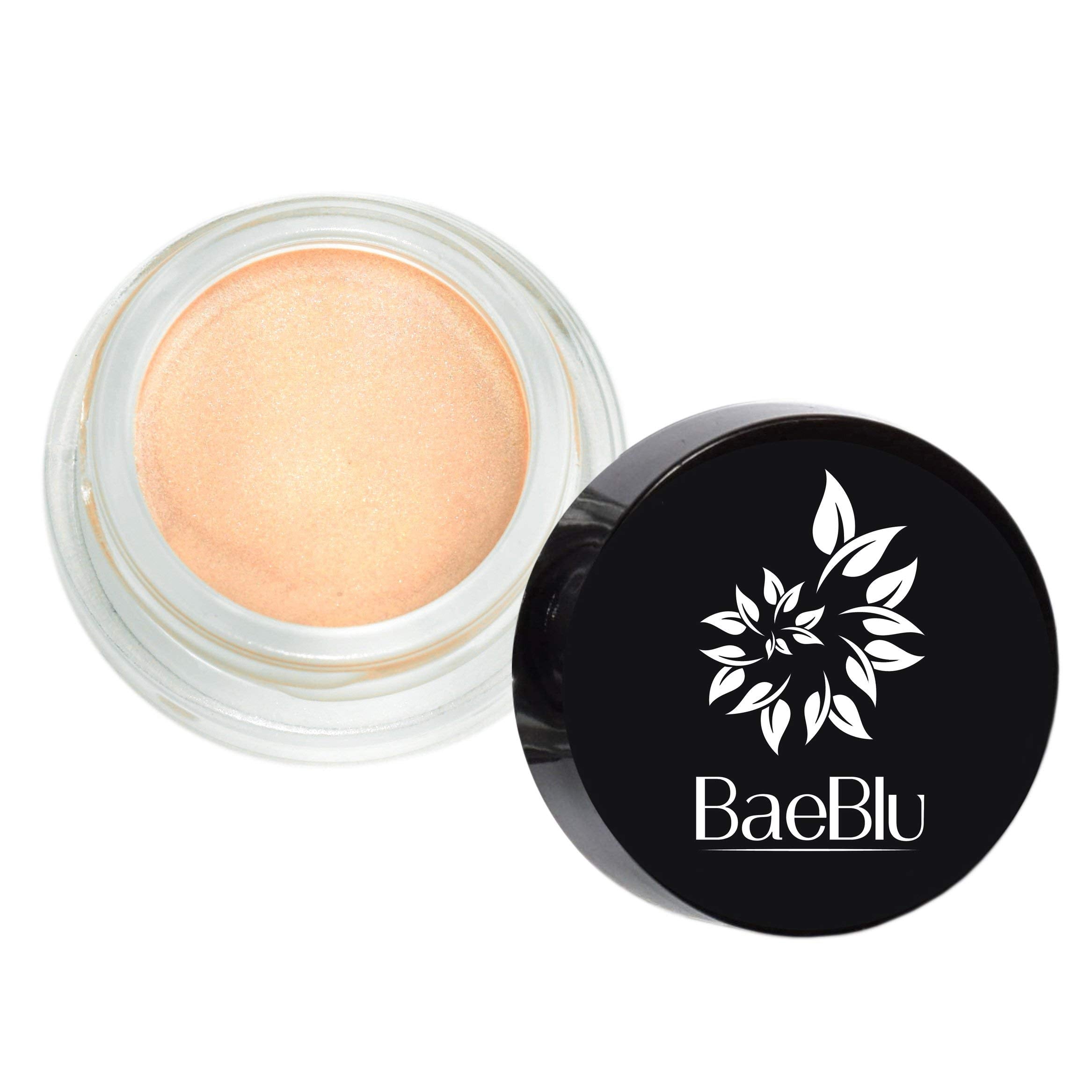 Best Organic 100% Natural Non-GMO Vegan Creamy Shimmer Luminizing Pot for Eyes, Cheekbones & Lips - Rose Gold