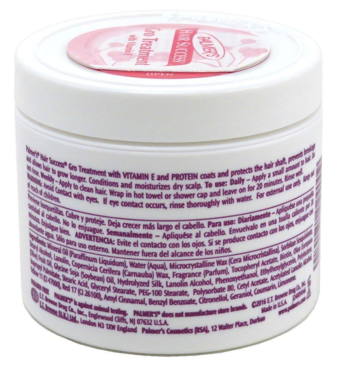 Palmers Hair Success Gro Treatment Jar 3.5 Ounce (103ml) (2 Pack)