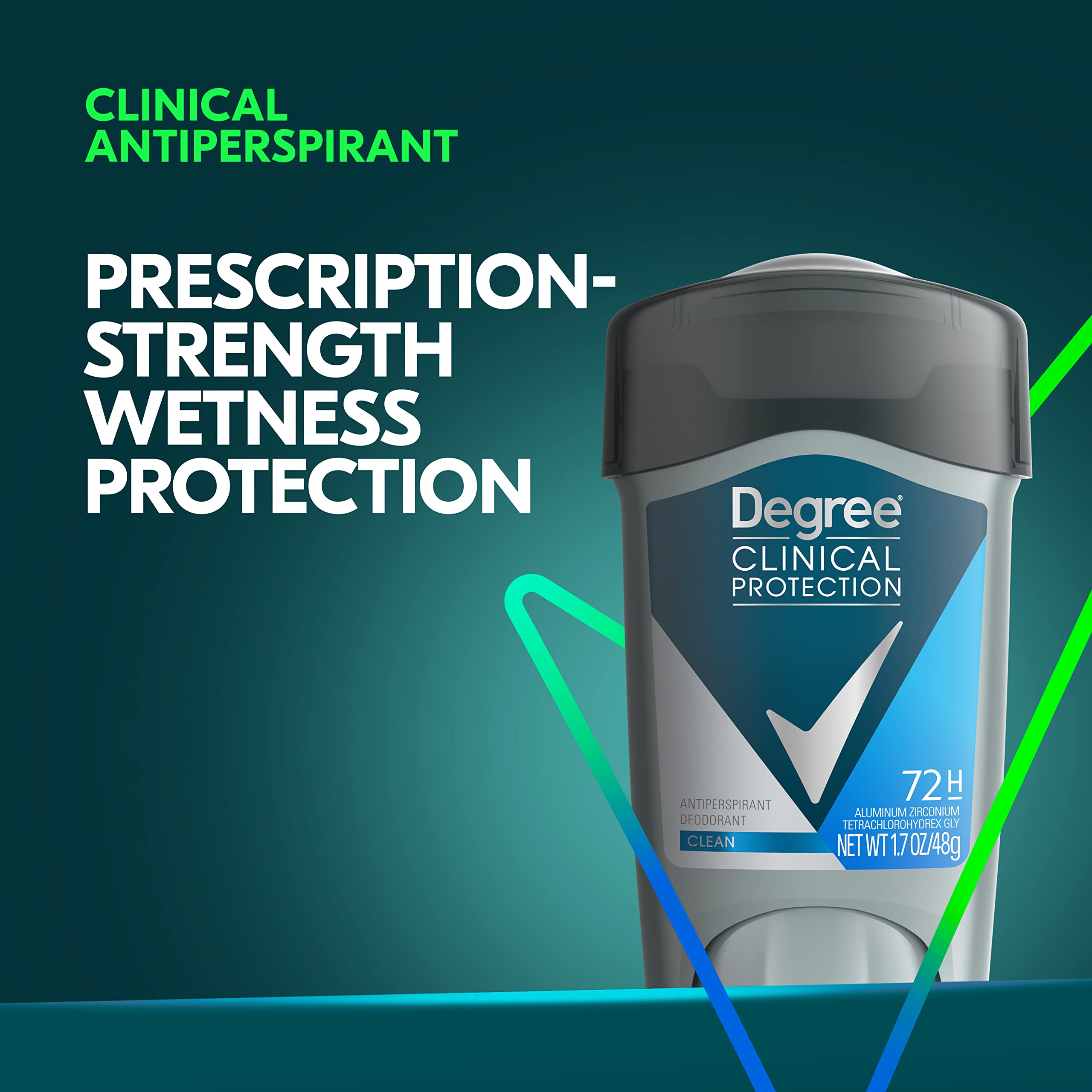 Degree Men Clinical Antiperspirant, Clean 1.7 oz