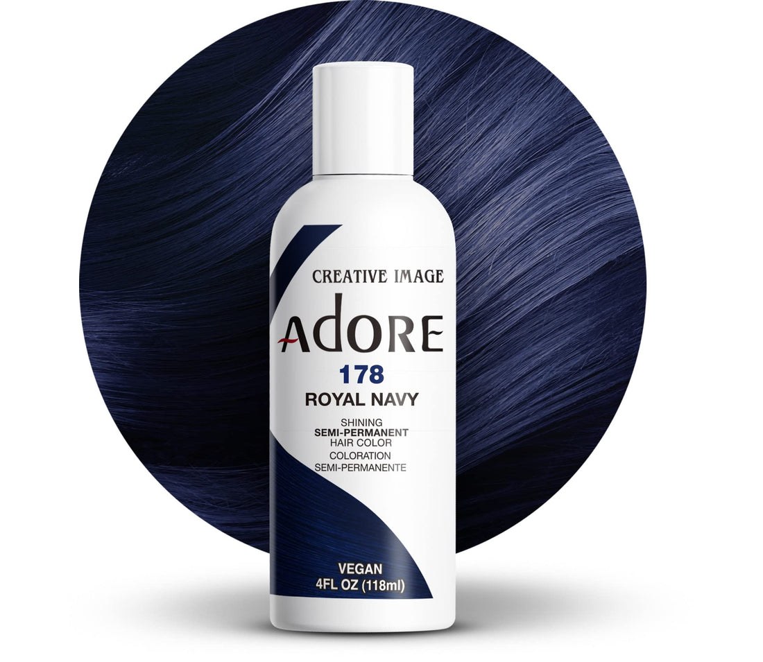 Adore Creative Image Semi-permanent Hair Color #178 Royal Navy by Adore