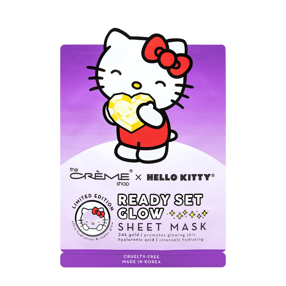 The Crème Shop | Hello Kitty Ready Set Glow Sheet Mask (3 Pack)