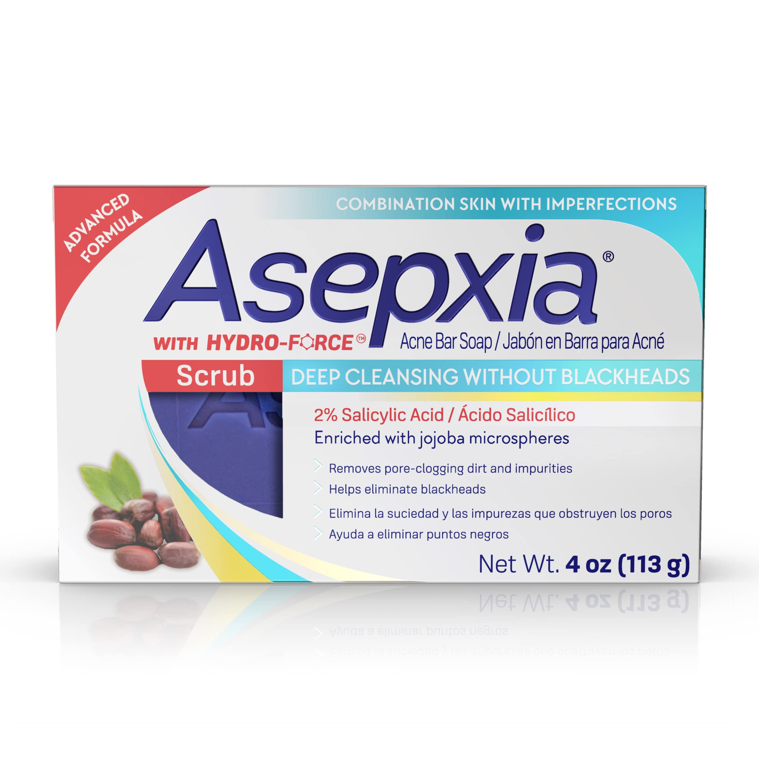ASEPXIA SOAP SCRUB BAR 4OZ