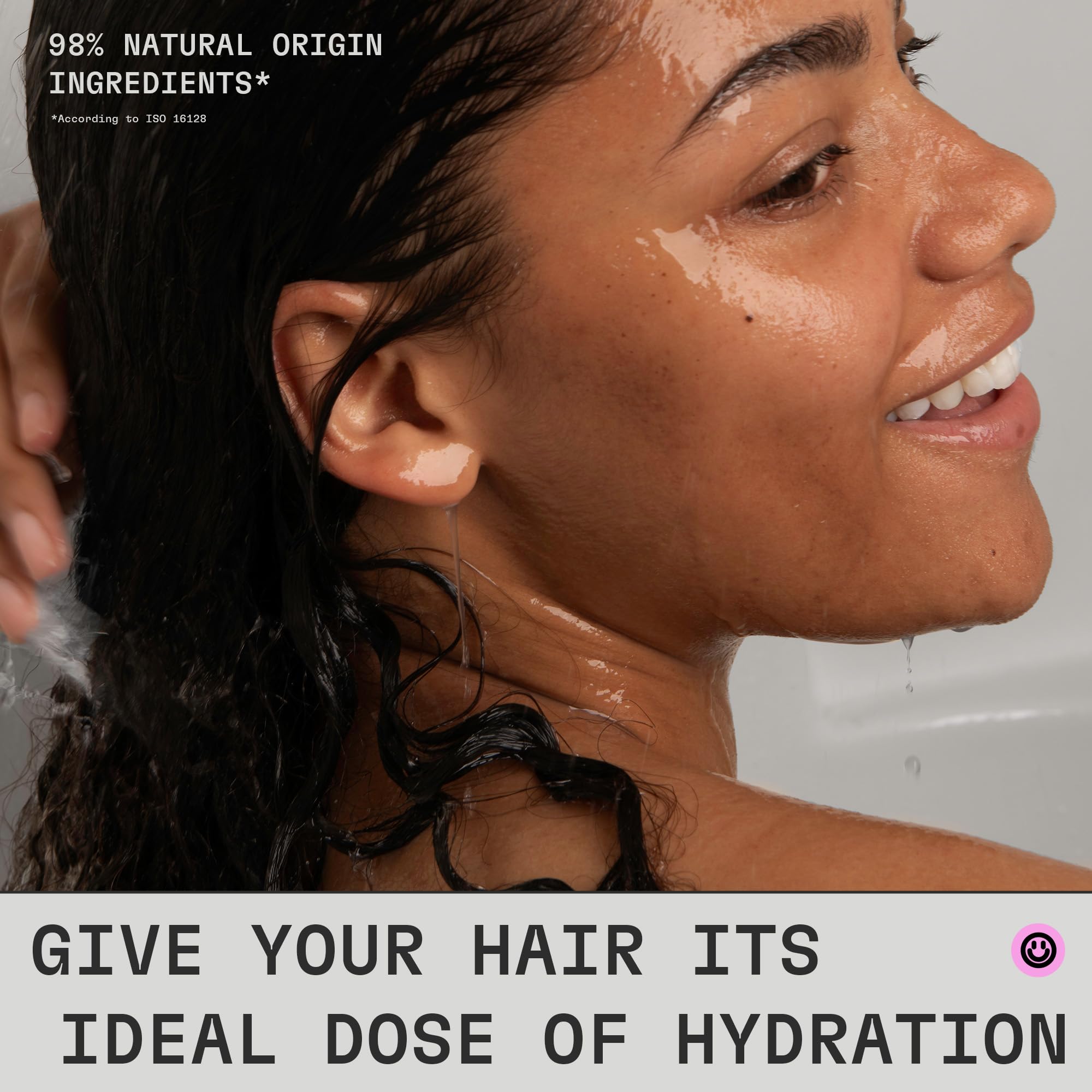 cleanjourney Divine Hydration Hair Conditioner, EWG Verified, Infused with Panthenol and Biotin, For Dry, Brittle Hair, Clean Ingredients, Vegan, Tropical Scent, 8 Fl Oz