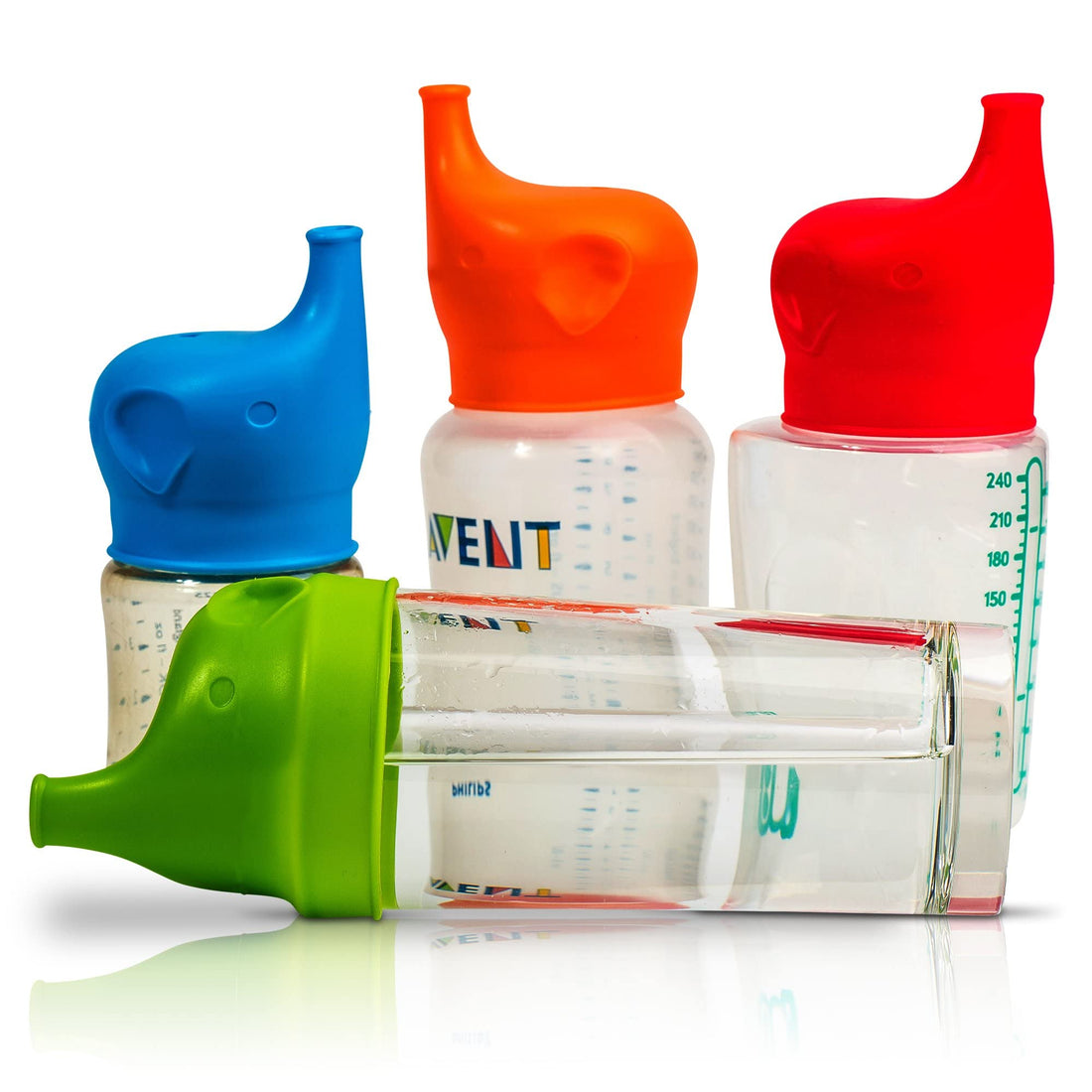 Silicone Sippy Cup Lids, Spill and Leak Proof with Soft Spout for Babies, Toddlers and Kids, for Narrow Cups