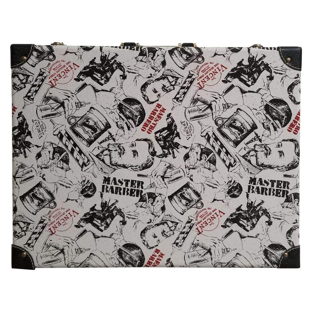 Vincent Master Case Travel Stylist Barber Case Nostalgic Series (Vintage White)