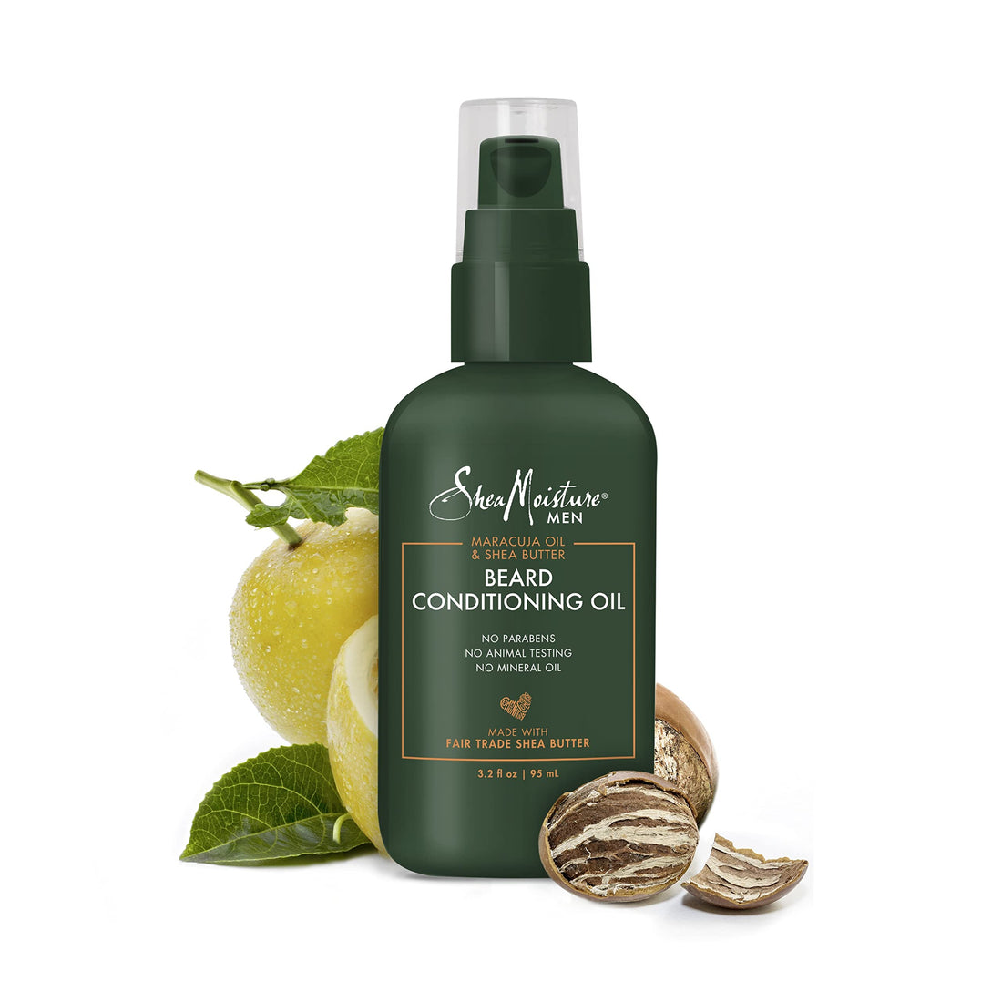 SheaMoisture Beard Oil & Beard Balm - Beard Kit for Men w/Maracuja & Fair Trade Organic Shea Butter, Dry Beard Oil, Softener & Conditioner (2 Piece Set)
