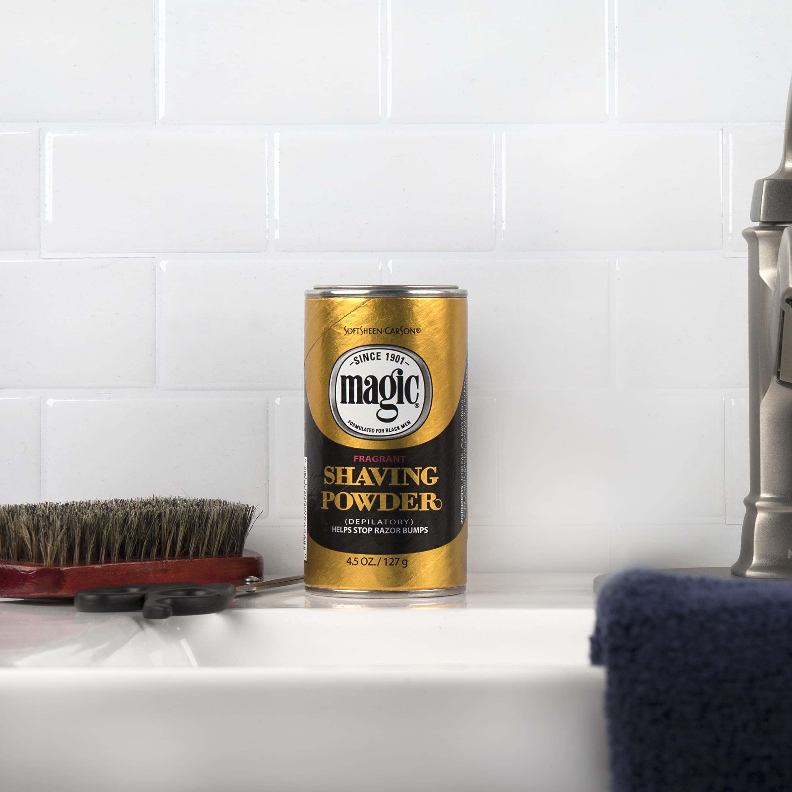 Magic Shave Shaving Powder Gold-5 oz, 3 pk