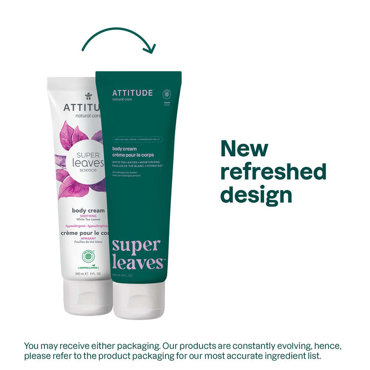 Natural Body Cream, Soothing 8.1 Oz by Attitude