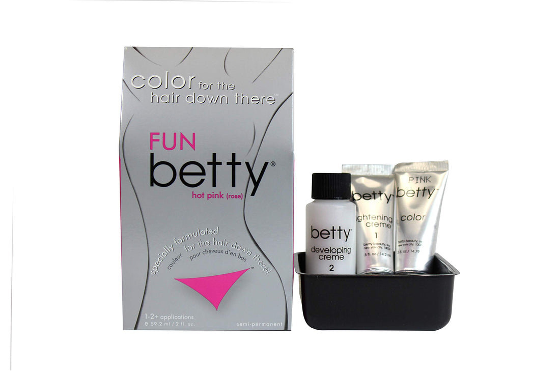 Betty Beauty Fun (Hot Pink) Betty - Color For The Hair Down There Hair Coloring Kit