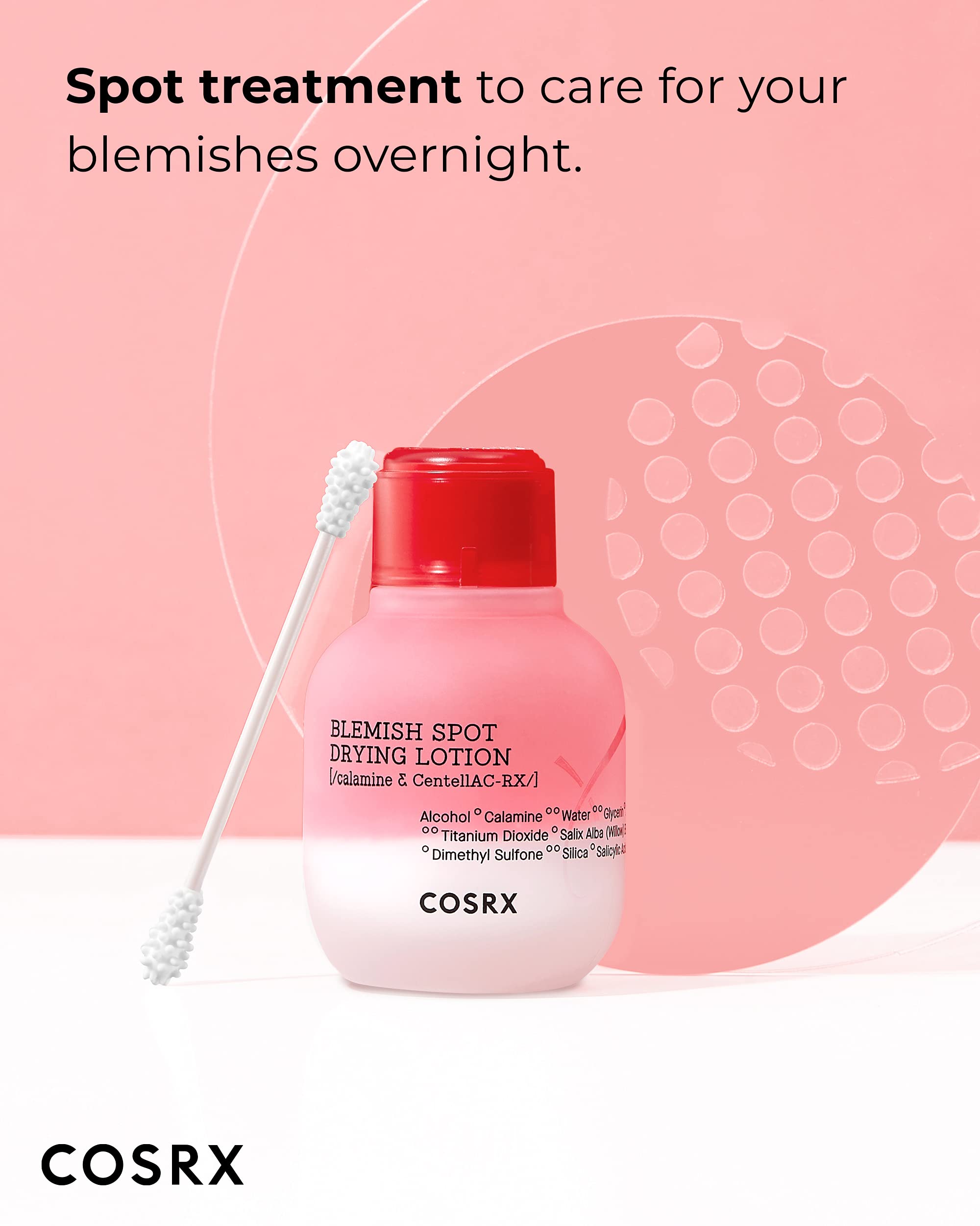 COSRX Acne Blemish Spot Drying Lotion 1.01 fl. oz / 30ml Dry and Reduce Blemish Spot, Pimple, Whitehead, Spot Treatment, Korean Skin Care