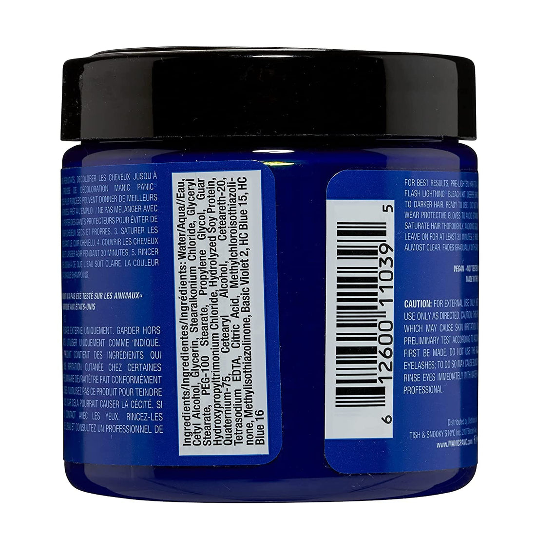 Manic Panic Semi-Permament Haircolor Rockabilly Blue 4oz (2 Pack)
