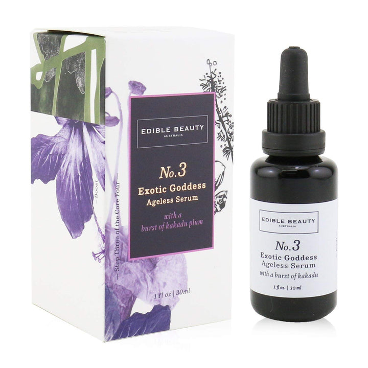 Edible Beauty Natural Ageless Serum, Collagen booster with Vitamin C and Hyaluronic Acid, Firming, Hydrating and Brightening Serum, 1.69 fl oz/50 ml