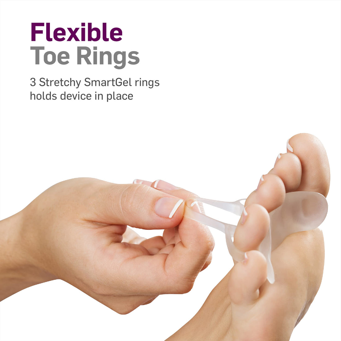 NatraCure Gel Hammer Toe Crest Pads (Left/Right) - 2 Pairs – (Toe Straightening Cushion, For Mallet Toes and Overlapping Toes) - 3035-M RET 4PK