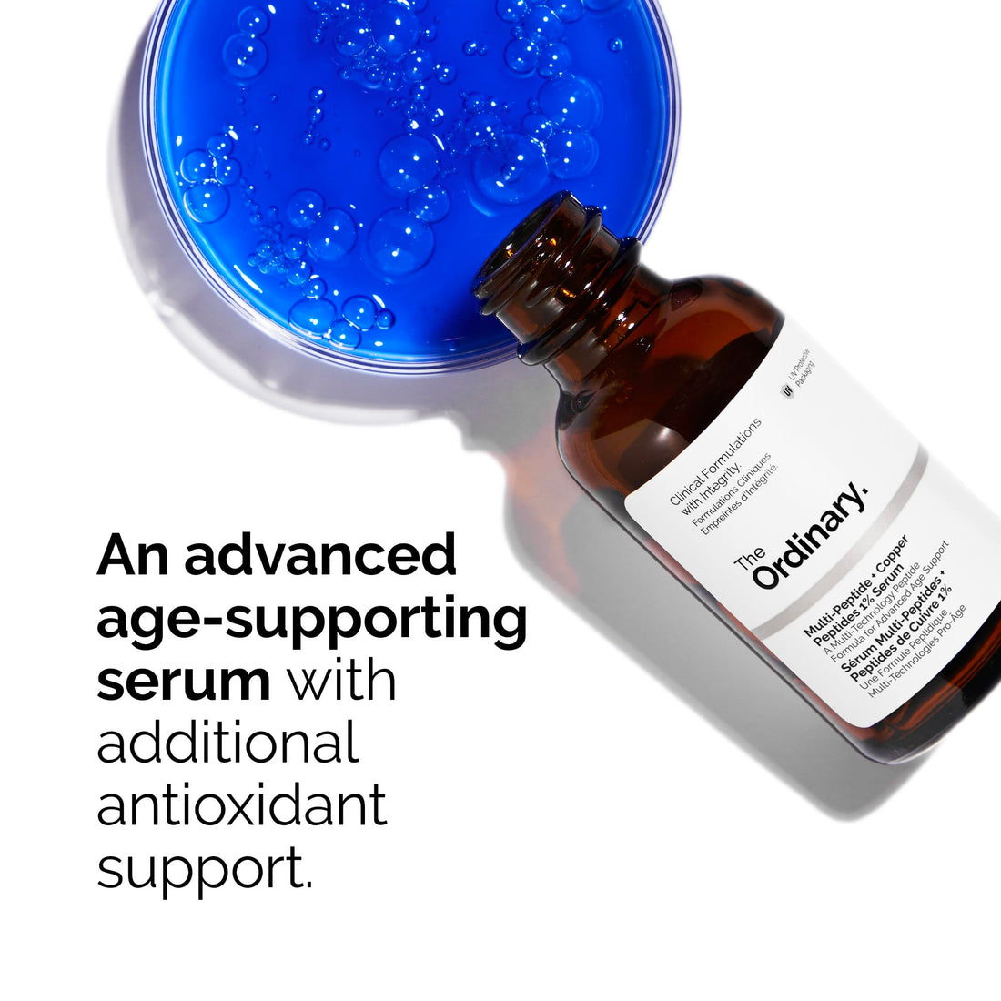 The Ordinary Multi-Peptide + Copper Peptides 1%, Anti-Aging Serum for Fine Lines and Skin Elasticity, 1 Fl Oz