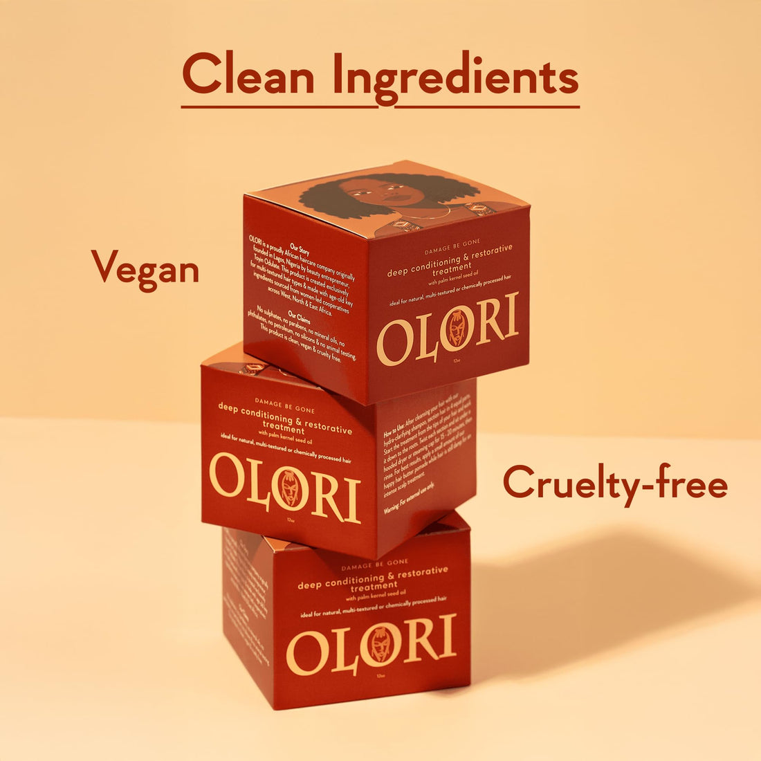Olori Deep Conditioner for Dry Damaged Hair | Hydrating Hair Treatment with African with Palm Kernel Seed Oil (Batana Oil) | Intense Mask for Curly & Textured Restoration