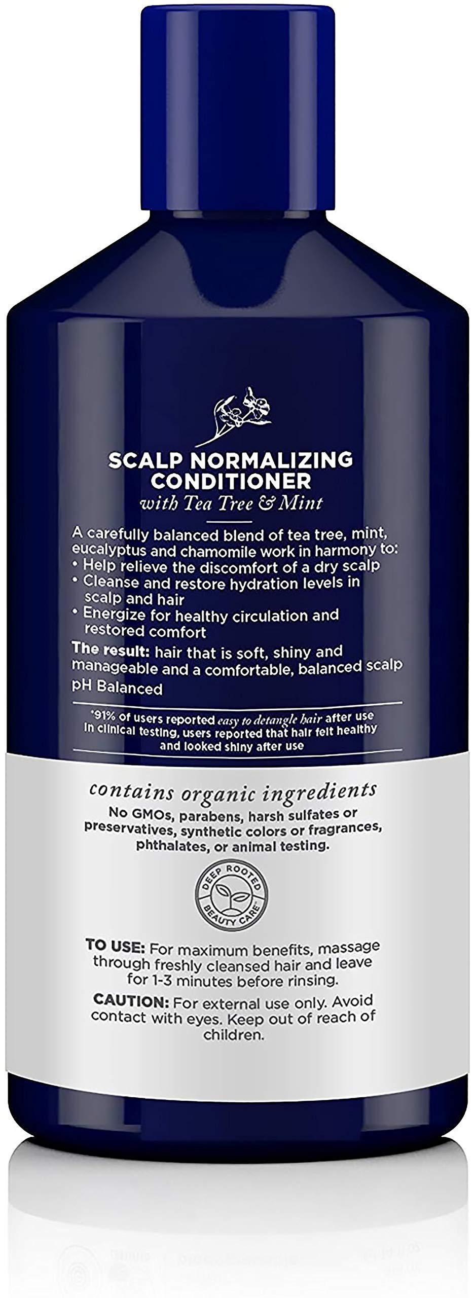 Avalon Organic Scalp Normalizing Conditioner, Tea Tree Mint Treatment, 14 Ounce