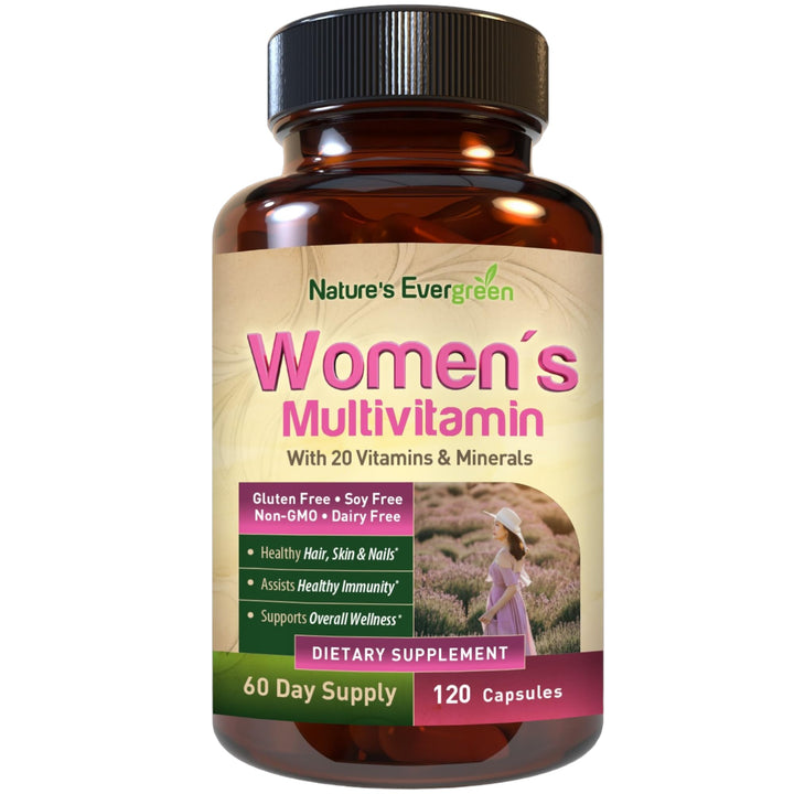 Best Multivitamin for Women | Completely Women's Multivitamins & Multiminerals with Over 20 Vitamins A, C, D, E, B12, Zinc & More Vitamins for Women | Energy, Focus & Immune Health. 120 Capsules
