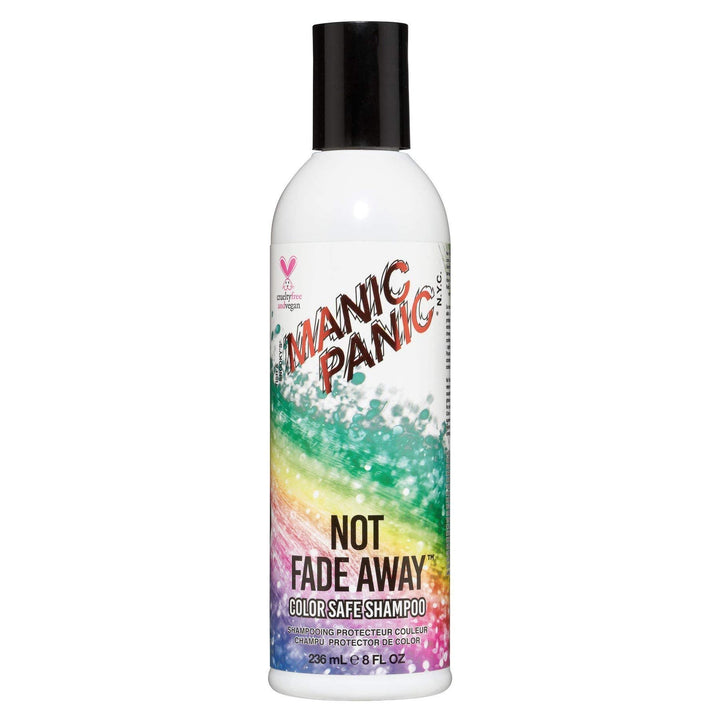 MANIC PANIC Not Fade Away Color Safe Shampoo for Women & Men – Sulfate-Free, Cruelty-Free & Vegan Shampoo for Color Treated Hair – pH Balanced With Nourishing Sunflower & Herbal Extracts (8oz)