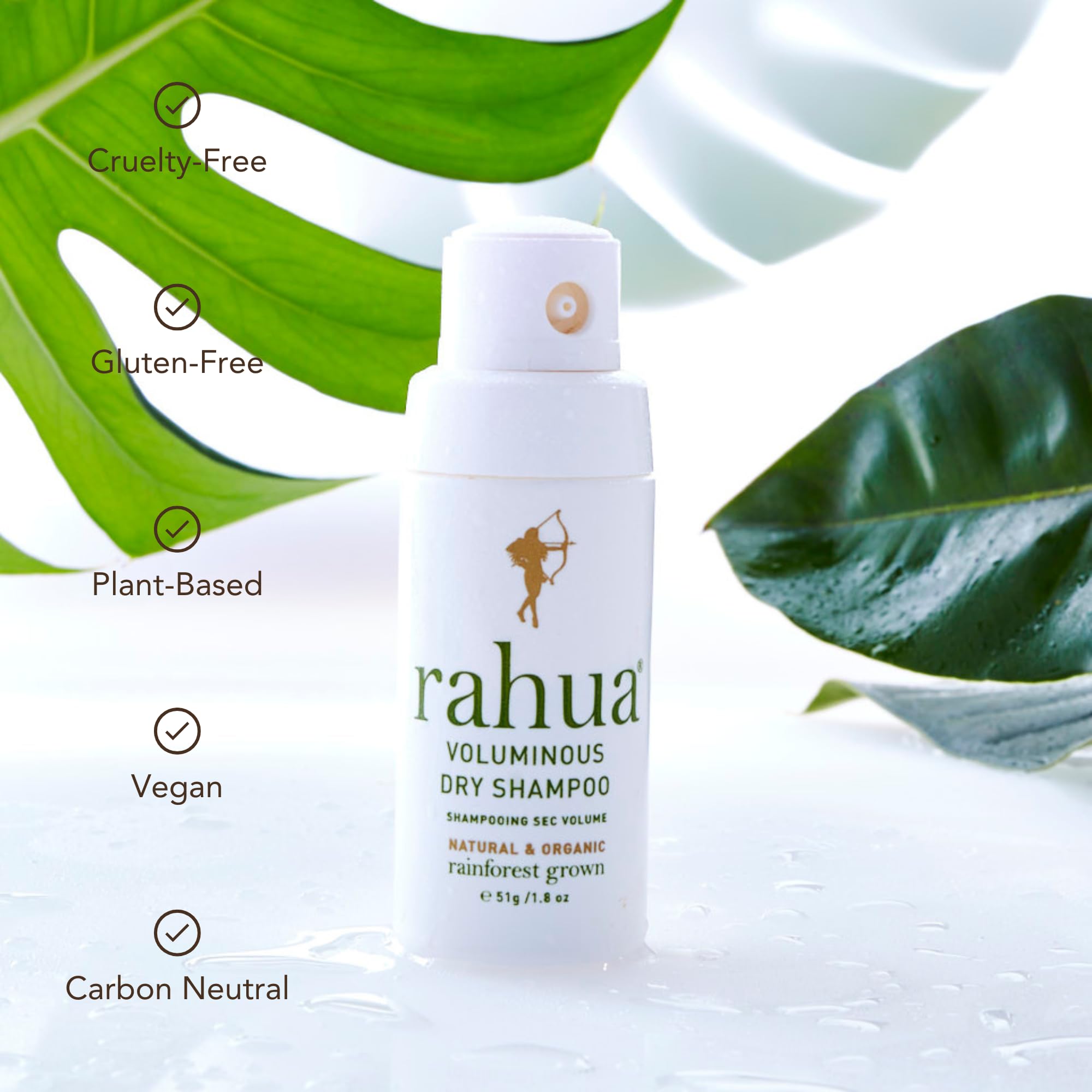 Rahua Voluminous Dry Shampoo Spray 1.8 Fl Oz, Long Lasting Dry Hair Shampoo Texture Spray for Clean Hair, Styling, Instant Texture & Volume, with Nourishing Natural, Plant-Based Derived Ingredients