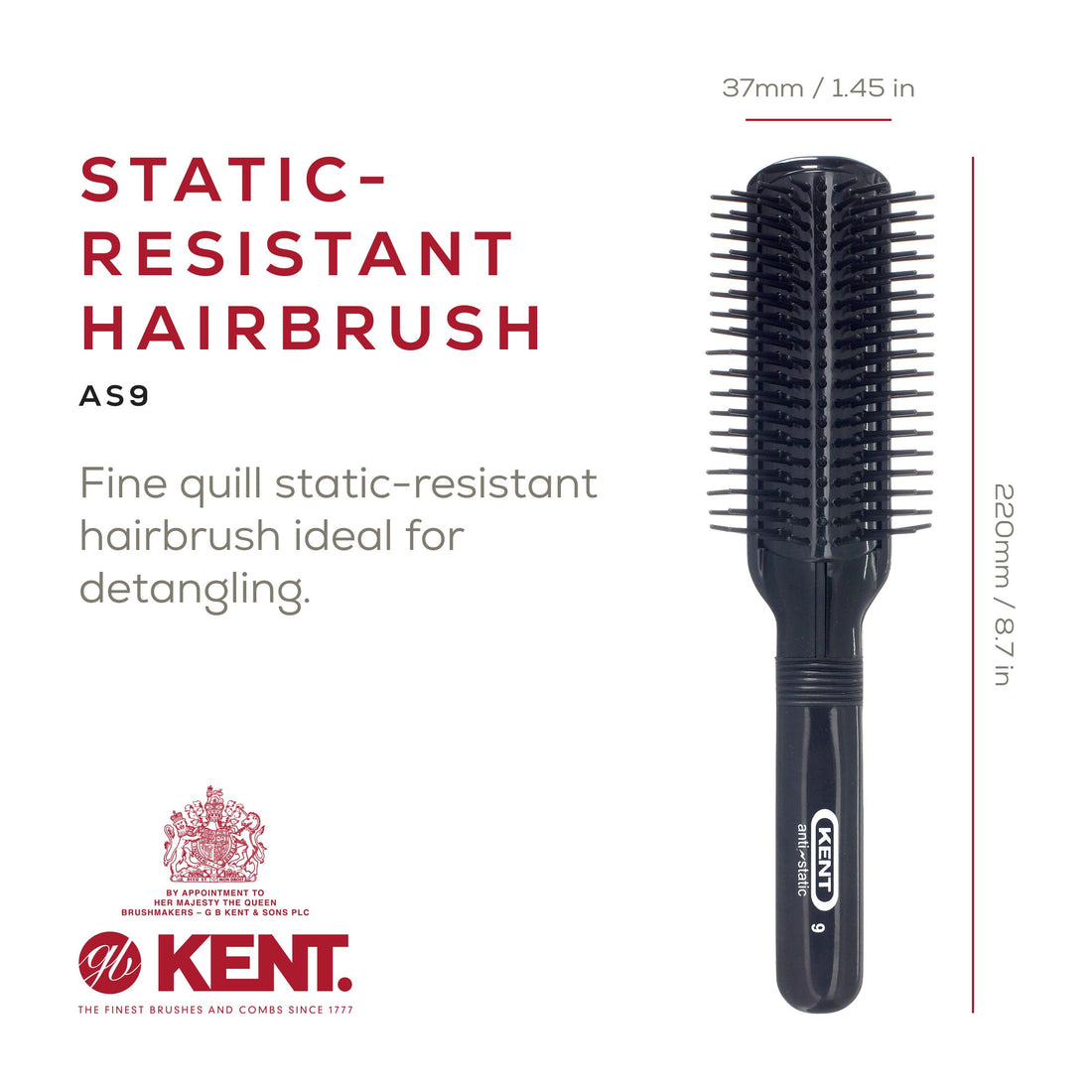 Kent AS9 Hair Brush