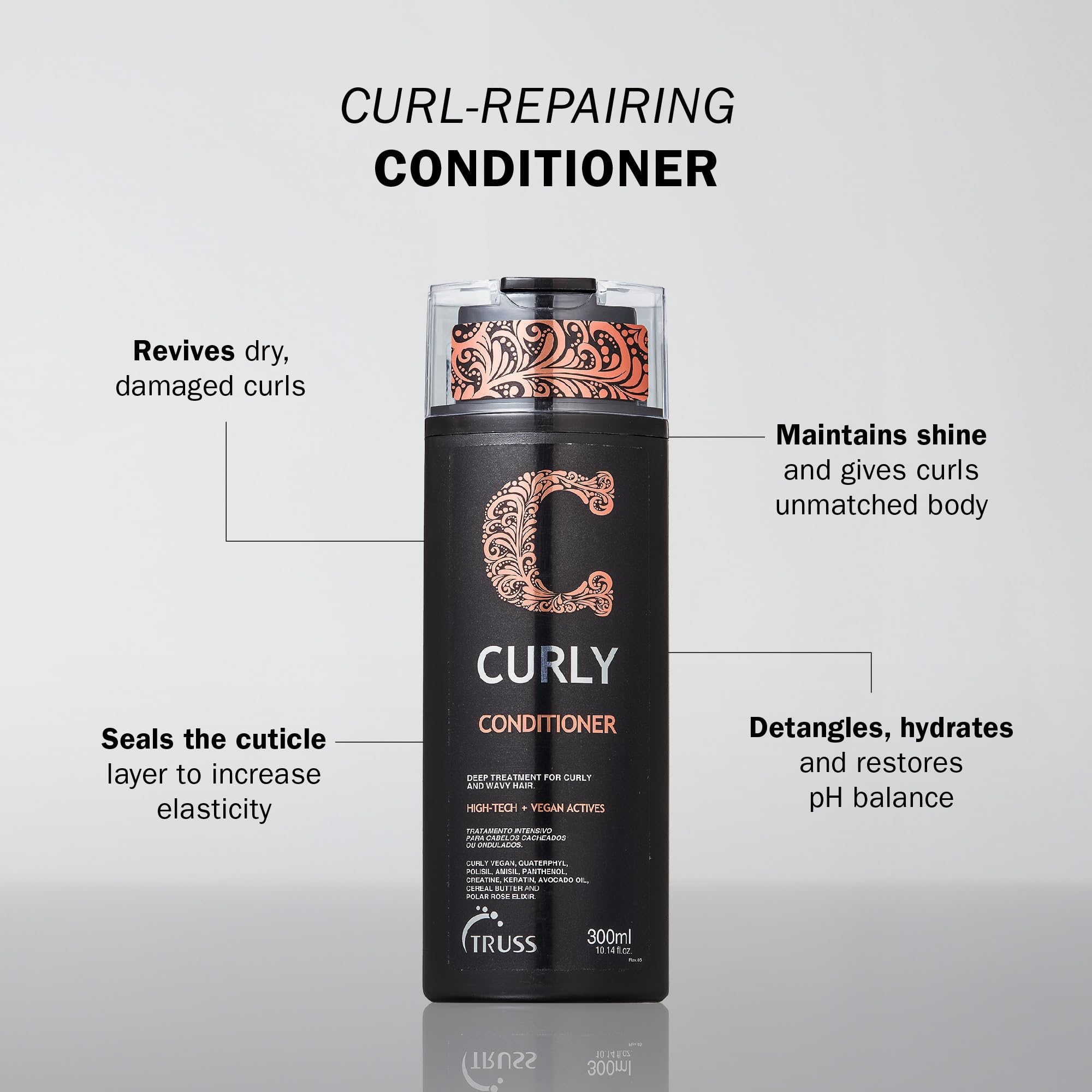 Truss Truss Curly Conditioner 300ml 10.14 fl.oz.