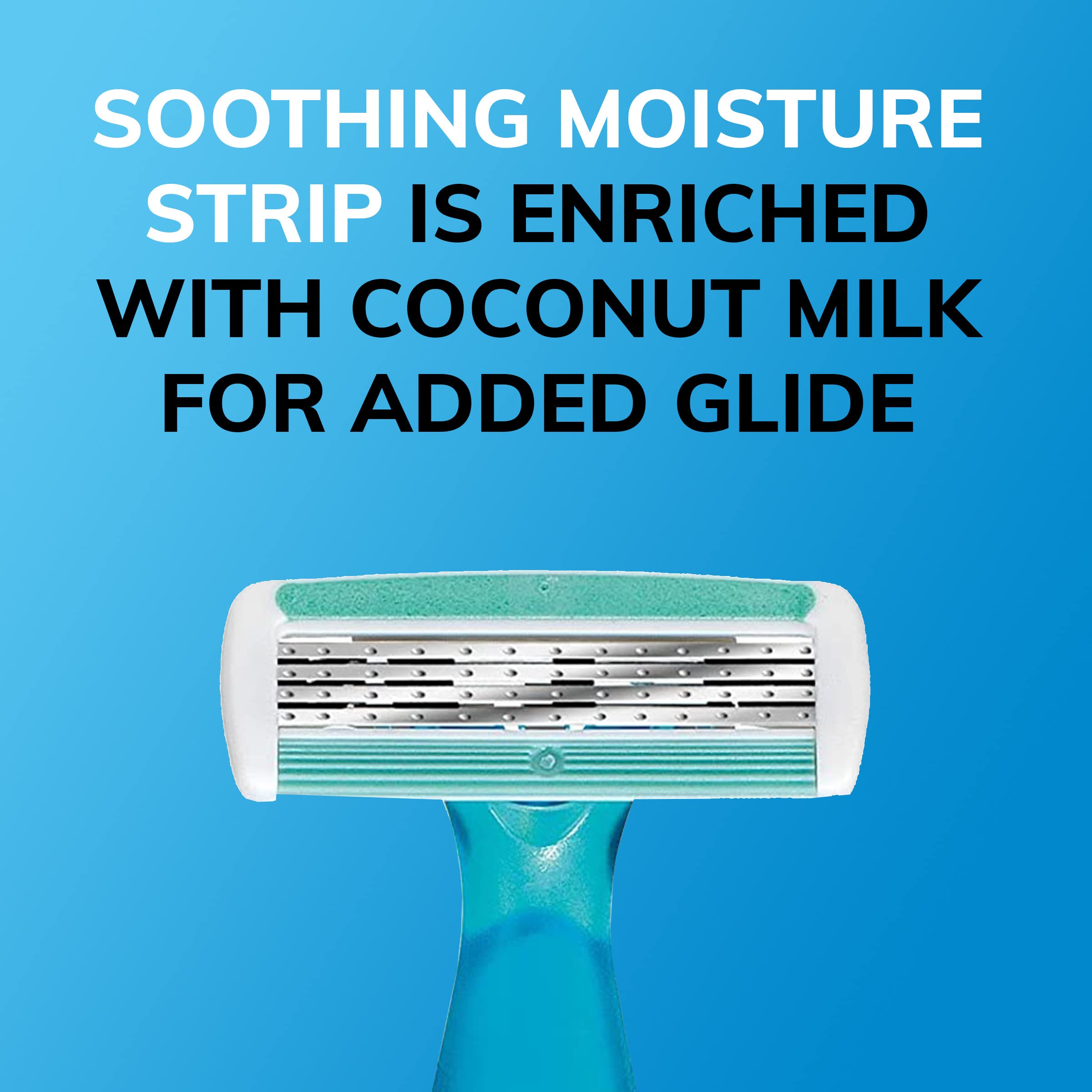 BIC Soleil Bella Womenââ‚¬â„¢s Disposable Razor, Assorted, 10 Count