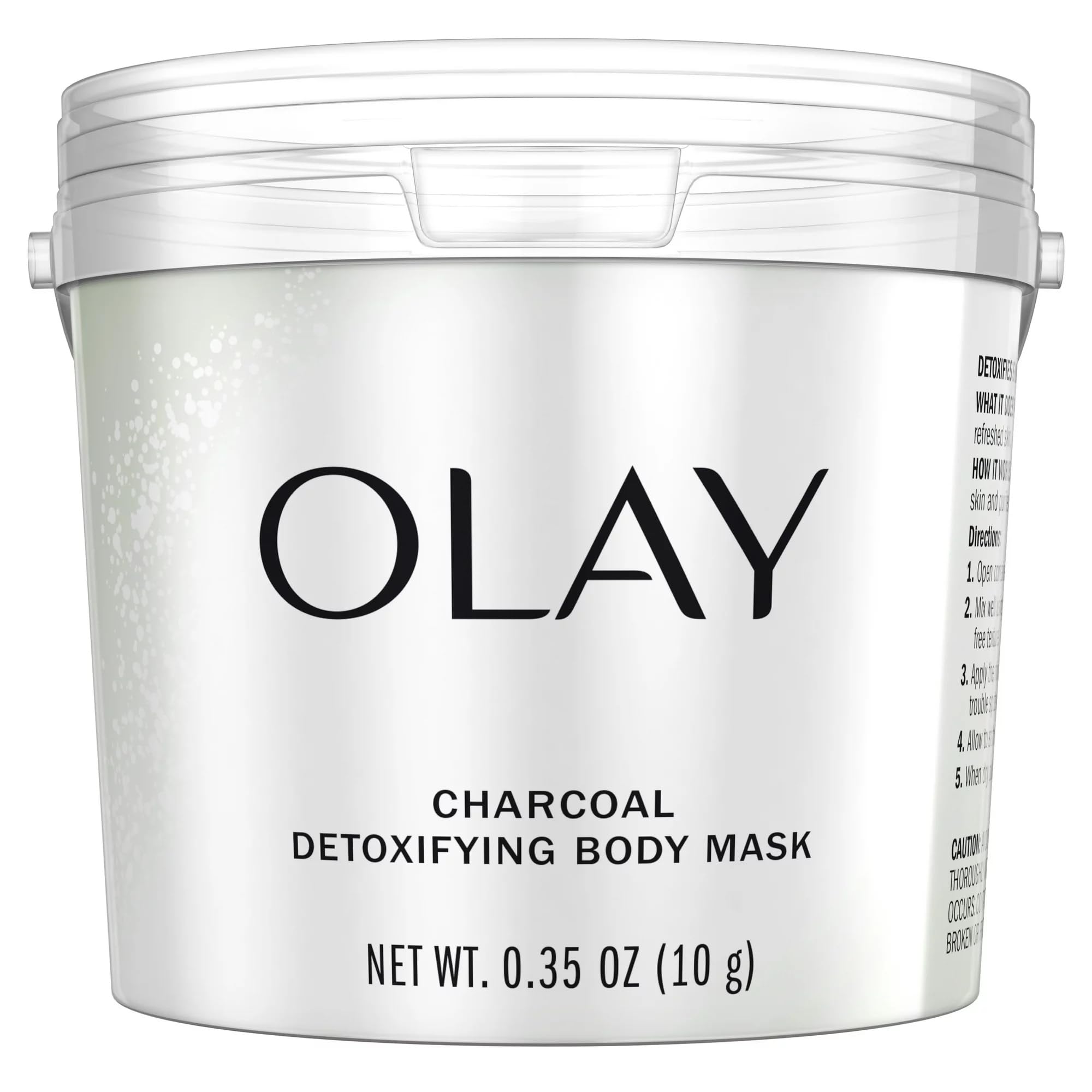 Olay Charcoal Detoxifying Body Scrub for Women, 0.35 oz