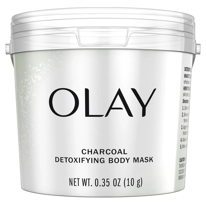 Olay Charcoal Detoxifying Body Scrub for Women, 0.35 oz