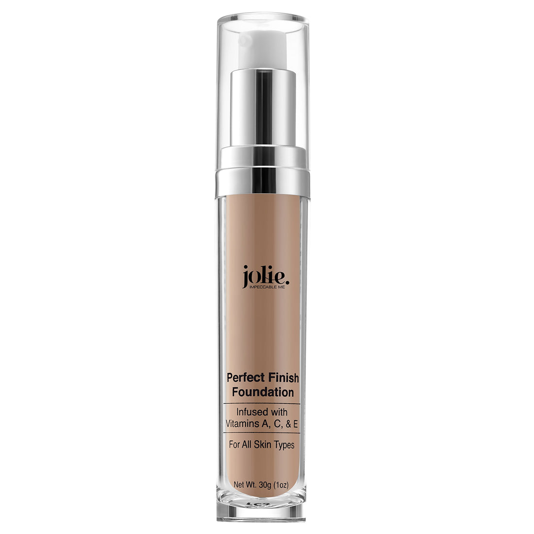 Jolie Perfect Finish Liquid Foundation Makeup SPF 15 Oil Free (LC2)