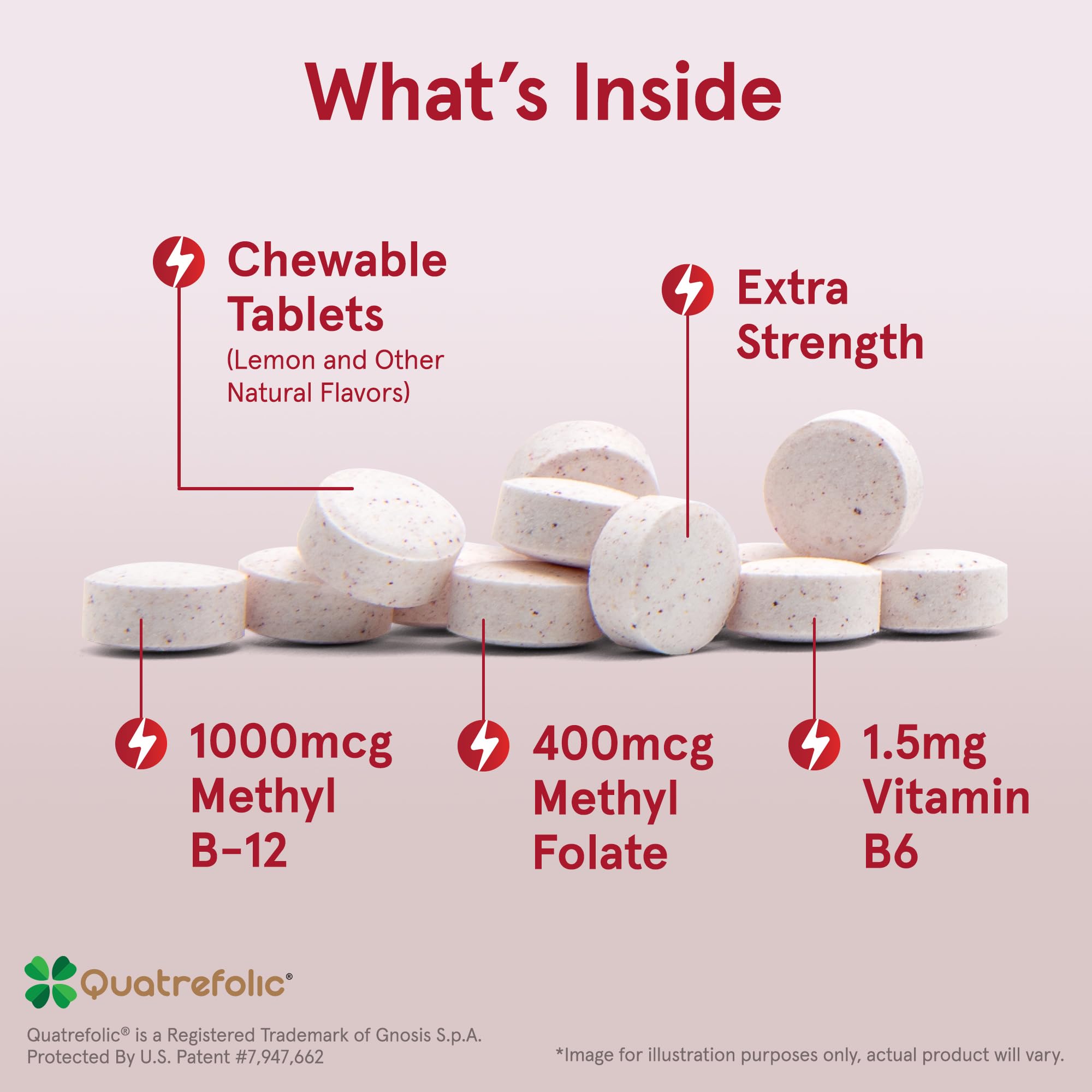 Jarrow Formulas Methyl B-12 1000MCG & Methyl Folate 400MCG,Extra Strength,Cellular Energy Metabolism & Cardiovascular Health Formula(1) With P-5-P,100Chewable Tabs,Up to a 100 Day Suppl,12Packs